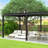 19 Ft. W x 10 Ft. D Aluminum Pergola with Adjustable Louvered Roof