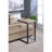 Cement and Black Snack Table