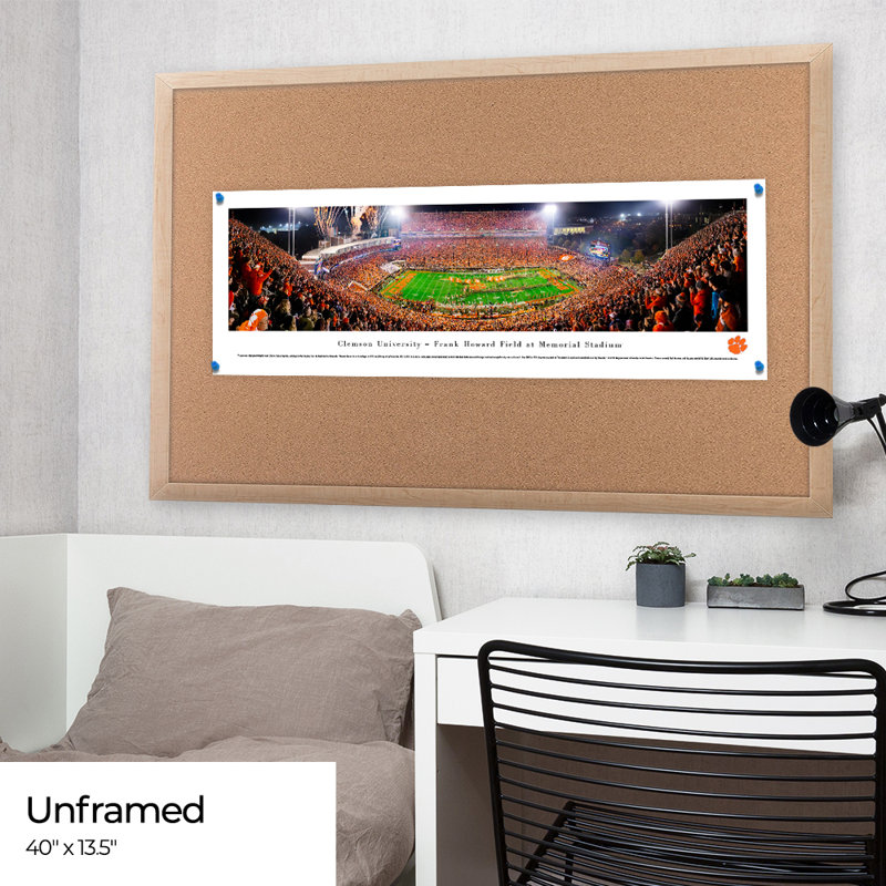 NCAA " College Football And Basketball ", Unframed, 13.5" H x 40" W x 0.1" D