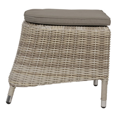Gartenhocker Langston mit Kissen