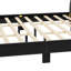 Lit plateforme Verona King en velours avec tête de lit capitonnée à oreilles-134707182-134707184