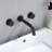 Wall Mounted 2-handle Bathroom Faucet