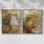 ABSTRACT Series CXC - Impression encadrée de qualité supérieure - prête à être accrochée - aucun clou requis - aucun clou requis-1776430868-1776430955