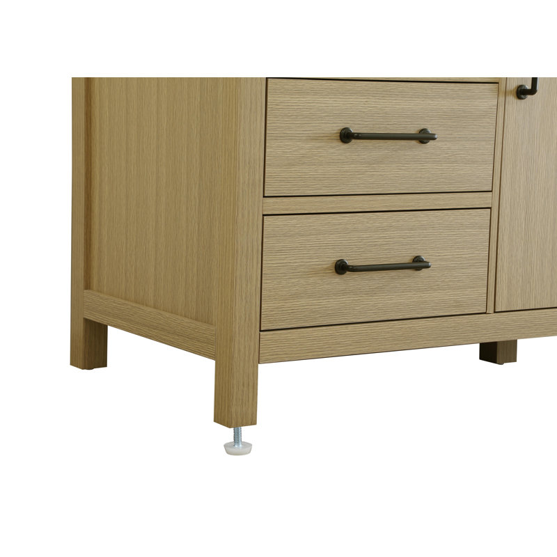 Meuble-lavabo simple 54 po_Traditional_VF60654, Brun miel