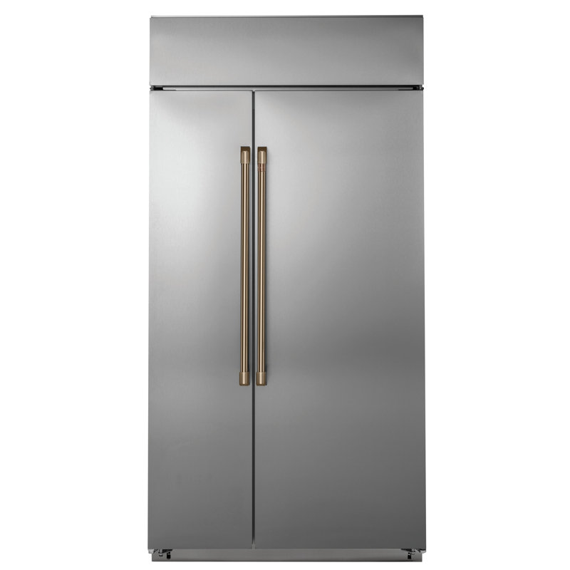 Refrigerator Handle, Brushed Bronze