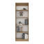 Bibliothèque, 4 tablettes, bois manufacturé
