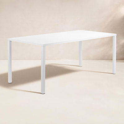Ottie 71'' Aluminum Outdoor Dining Table