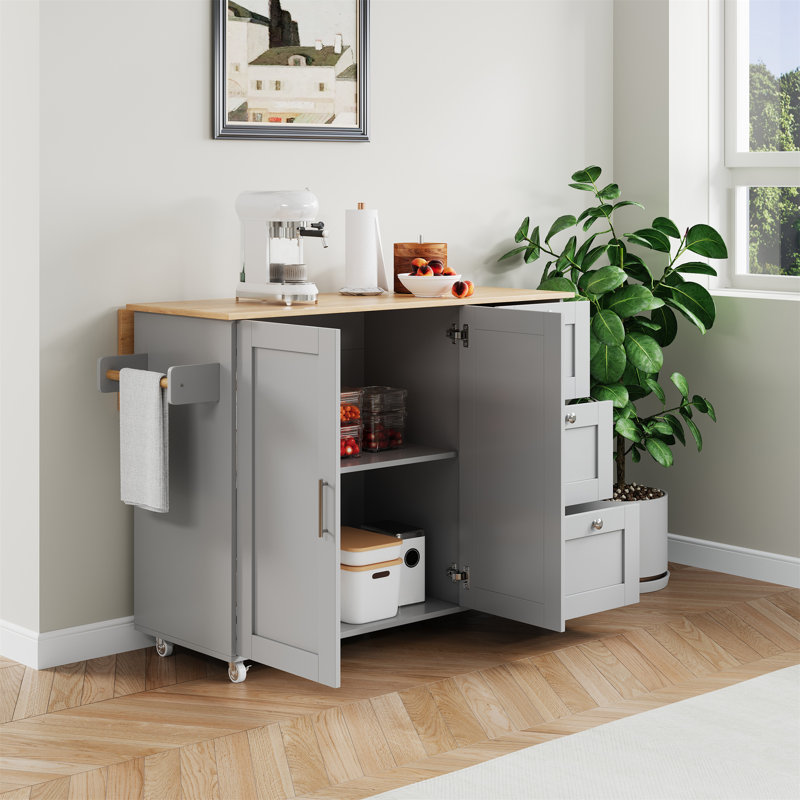 Wood Kitchen Island