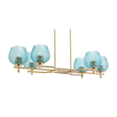 Luminaire pour îlot de cuisine 6 lumières Headland