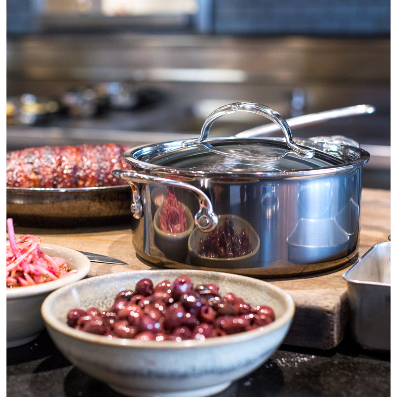 Hestan NanoBond Covered Soup Pot, 3 qt.
