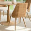 4 - Person Dining Table Sets With 39.5'' Round Table & 4 Upholstered Boucle Chairs