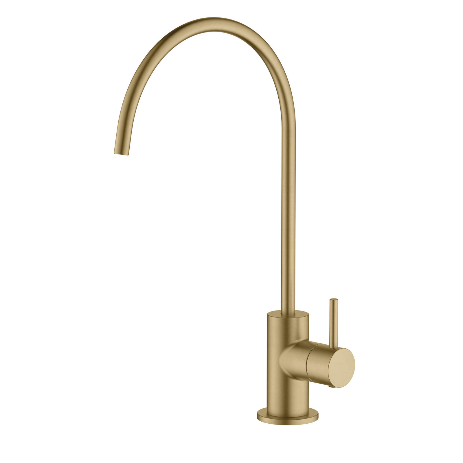 Circular Cold Water Dispenser, Brushed Brass