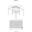 Rideaux bruns Sojag pour abri de jardin Genova, polyester-90565047-90565048