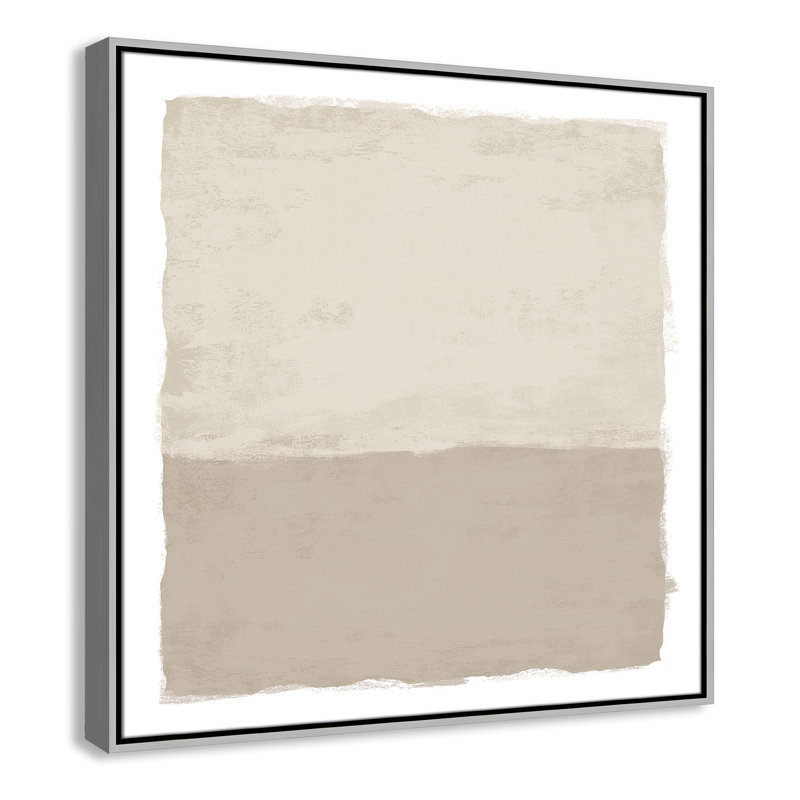«Silent Sands II» par Natalie Carpentieri, Argent argent, H 31,5 po x l 31,5 po
