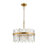 Kaan 5-Light Drum Crystal Glass Chandelier