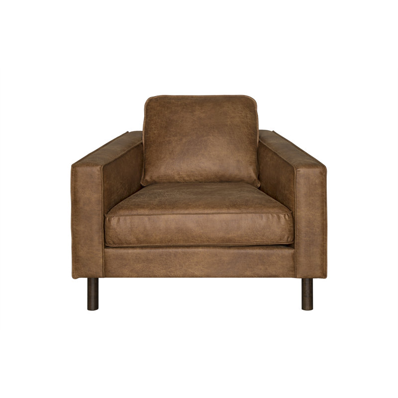 Linhart Upholstered Accent Chair, Brown