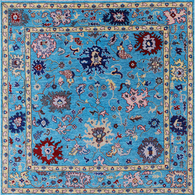 Tapis oriental bleu / rouge / jaune Hansboro