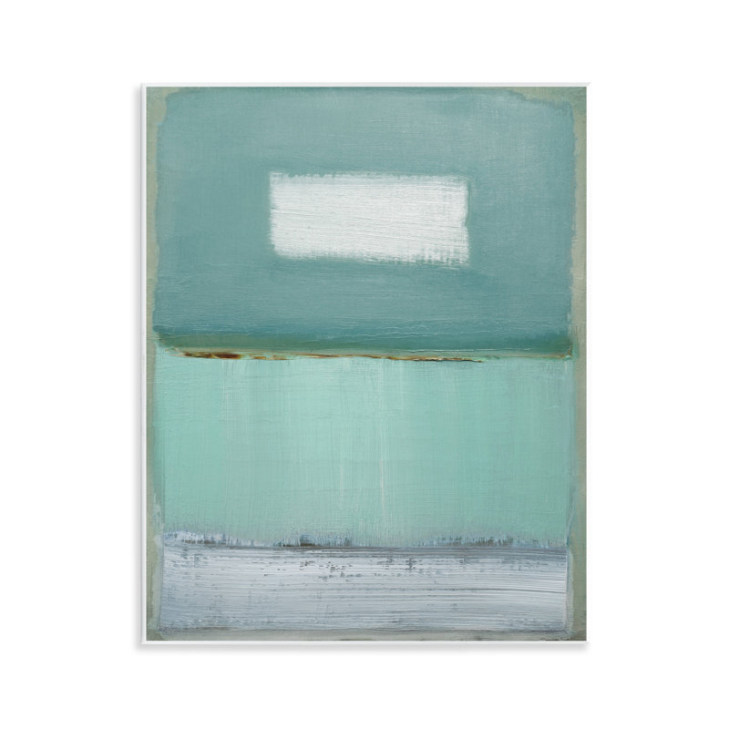 Azure Blue Gradient Wall Plaque, design by Caroline Gold