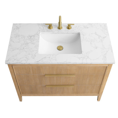 Bilroy 42" Oak Single Bathroom Vanity