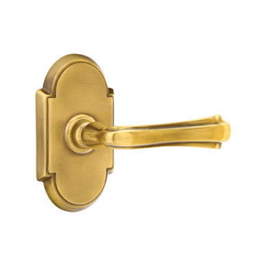 Wembley Flat Privacy (Bed & Bath) Door Lever with Arch Rosette