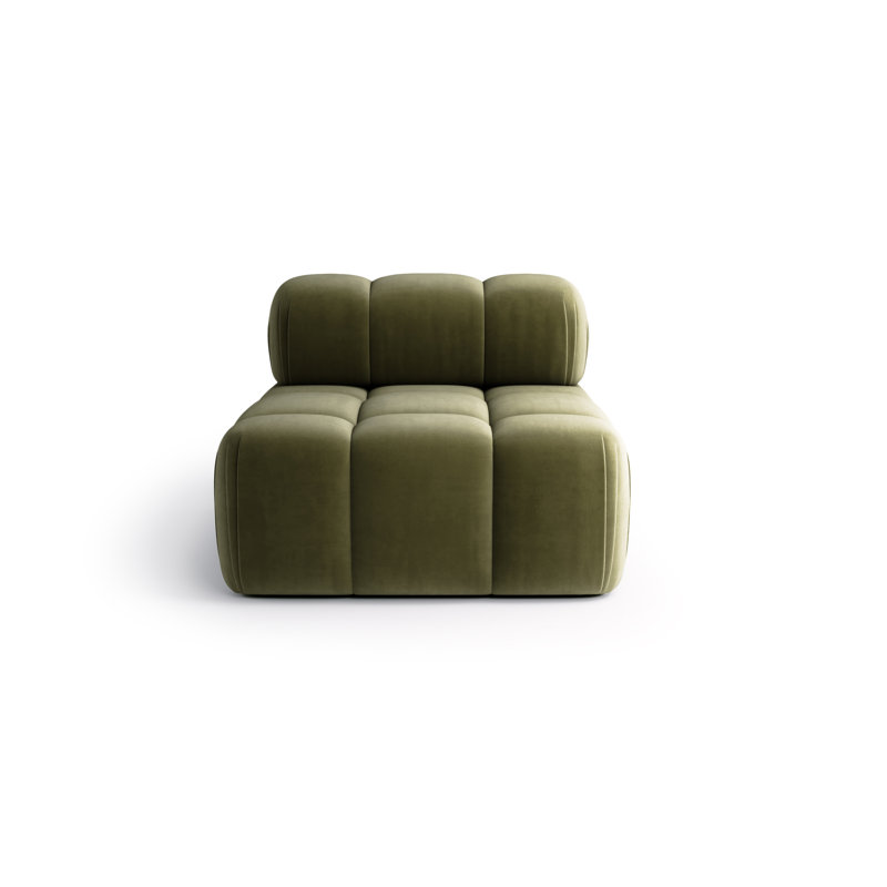 1 Seater Velvet Sectional