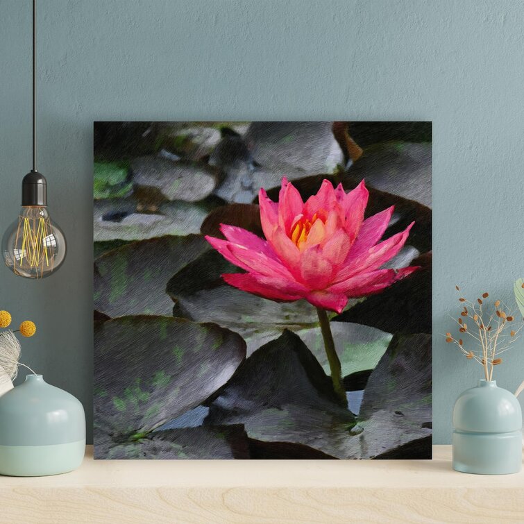 Winston Porter A Pond Water Lily In Close-Up - 1 Piece Rectangle ...