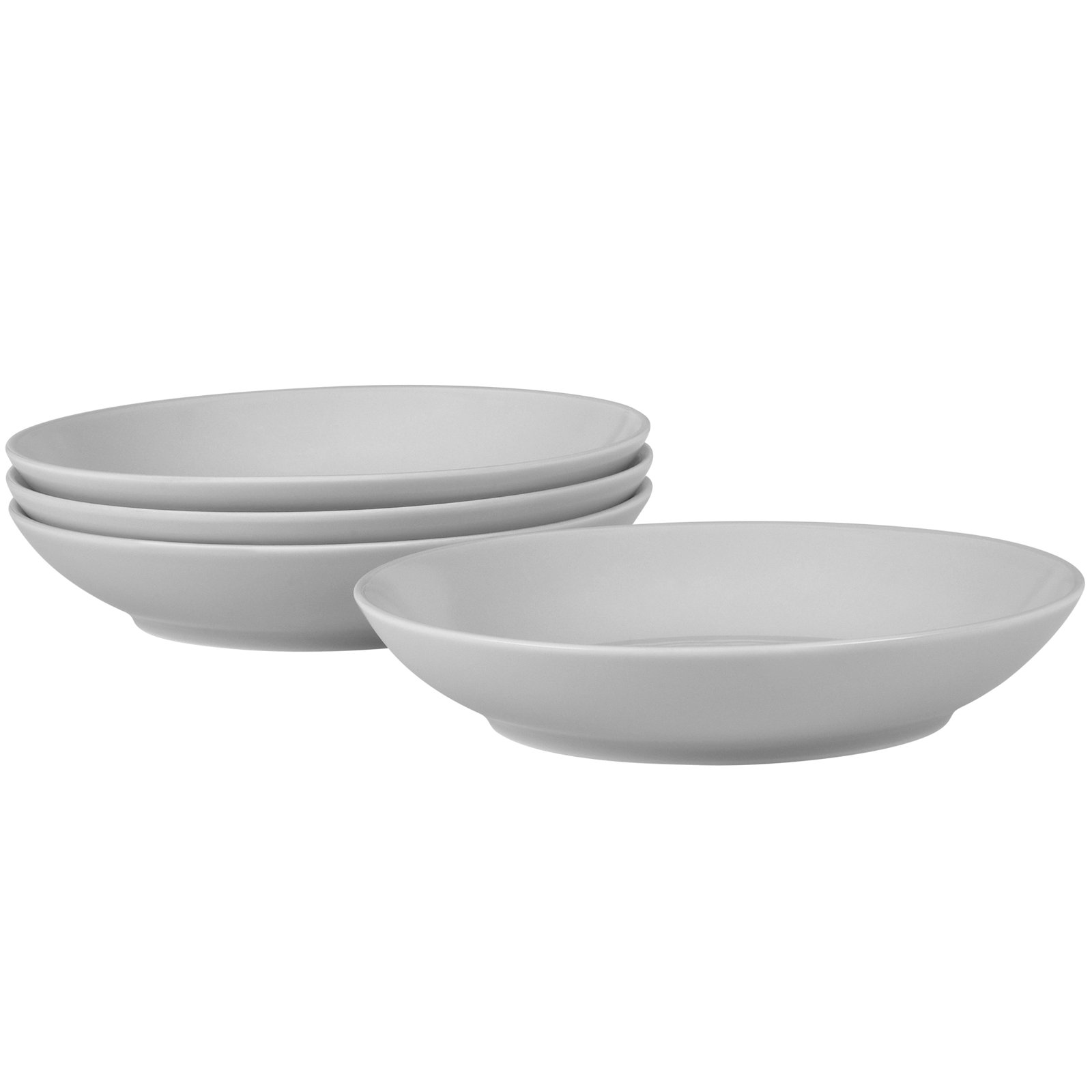 Noritake Colorscapes Swirl Pasta Bowls, 9-1/2", 35 Oz., Gray
