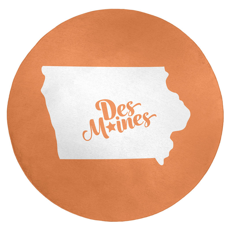 Tapis en poly-chenille des moines iowa