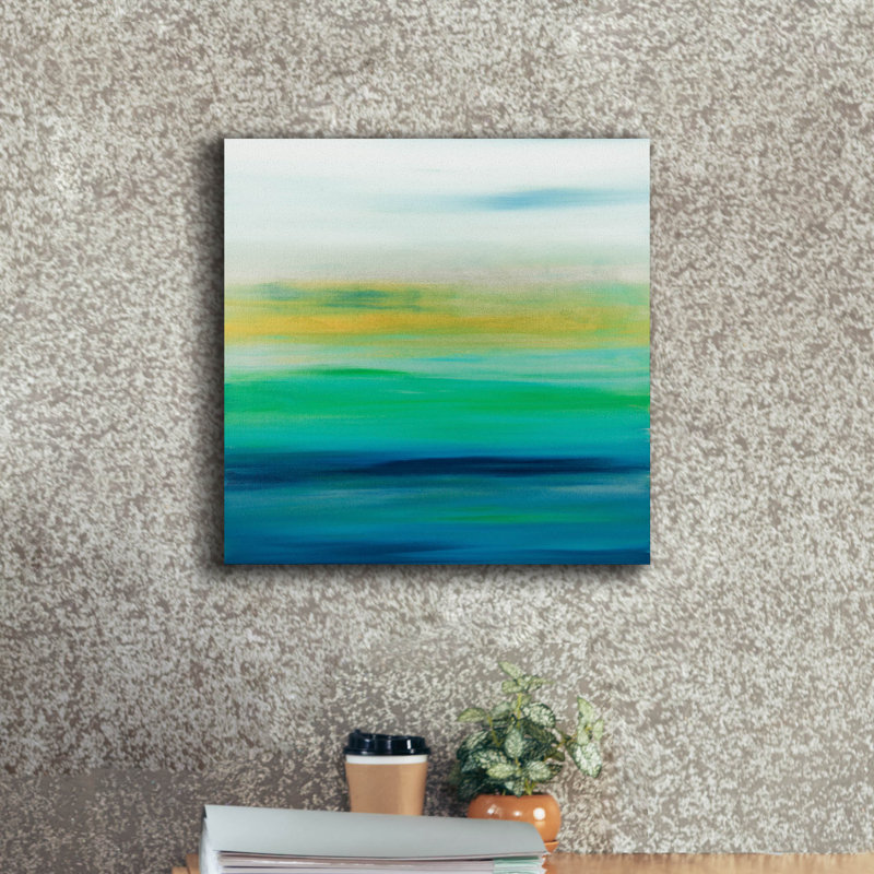 «Sunset 49» par Hilary Winfield, art mural sur toile, 37 po x 37 po, H 18 po x l 18 po x P 0,75 po