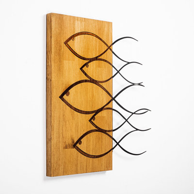Décoration murale en bois