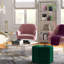 Bol décoratif carré en marbre Matheson en blanc / mauve-1892406889