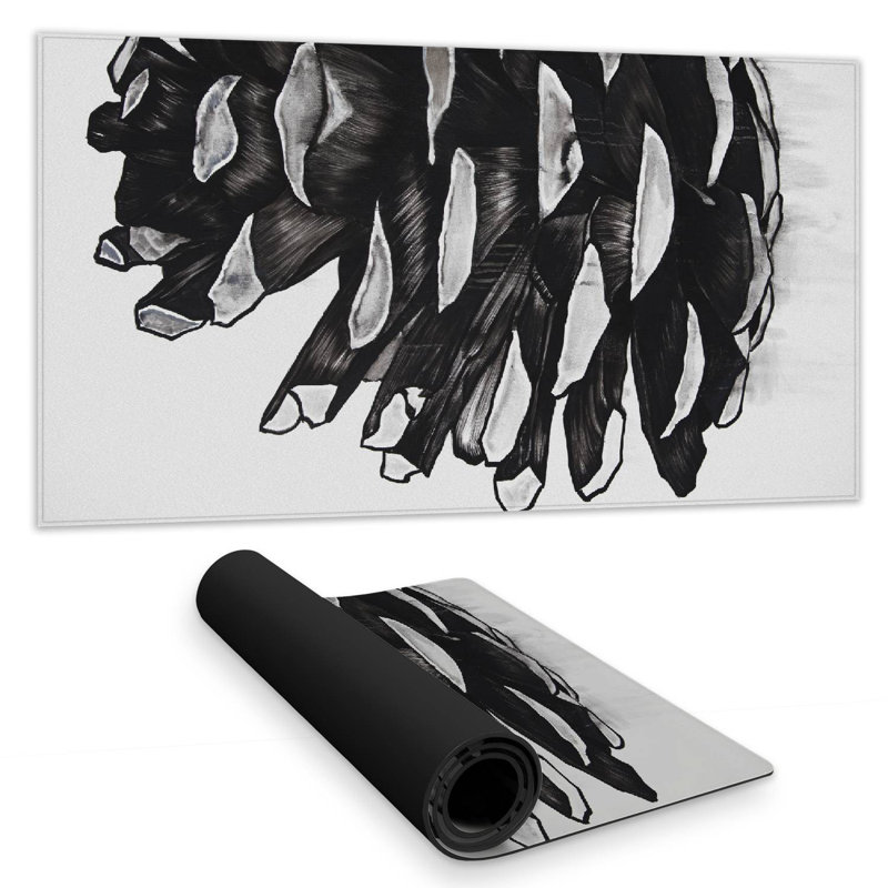 Pine cone - 15.75"x31.50" Desk mat