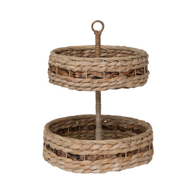 Bangkuang 2 Tier Decorative Tray