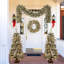 Ensemble de sapin de Noël artificiel pré-éclairé 4 pièces
