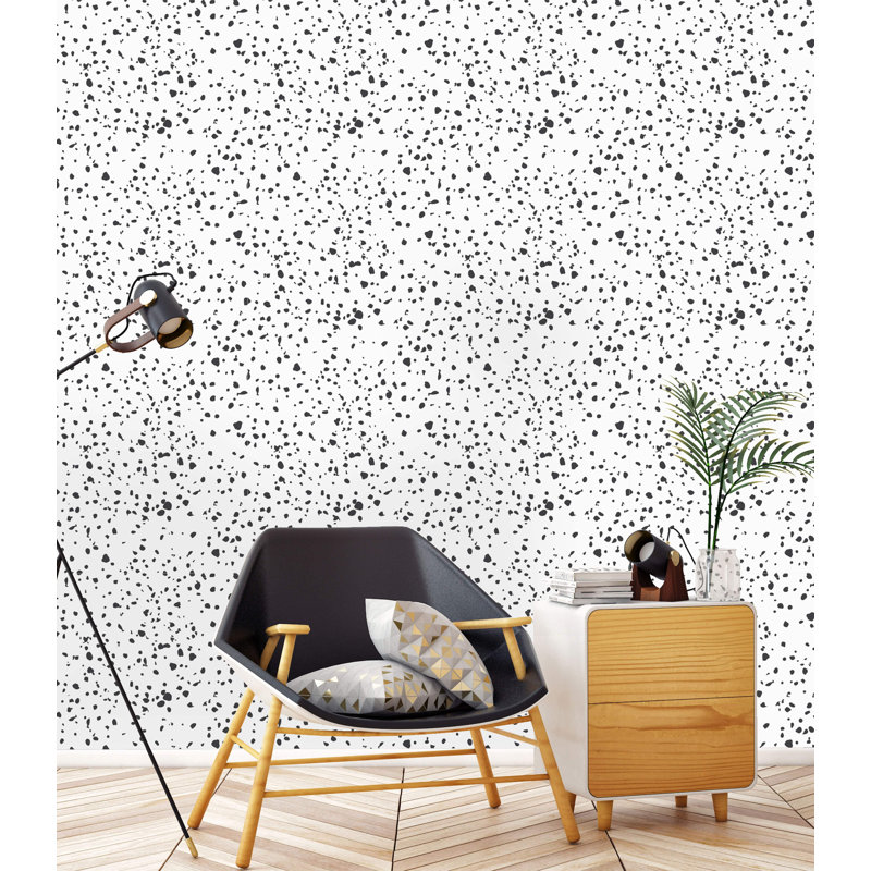 Rouleau de papier peint peler et coller Demerzier Dalmatian, L 10,42 pi x l 25 po