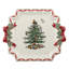 Christmas Tree Ribbons Square Platter