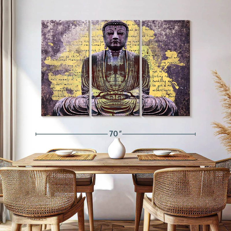 Adella Ponder Buddha, 42" H x 65" W
