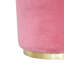 Batista 47cm Wide Velvet Round Solid Colour Standard Ottoman-791426537