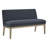 Bethea Polyester Upholstered 2-Seater Dining Bench with Solid Wood Legs-128879228