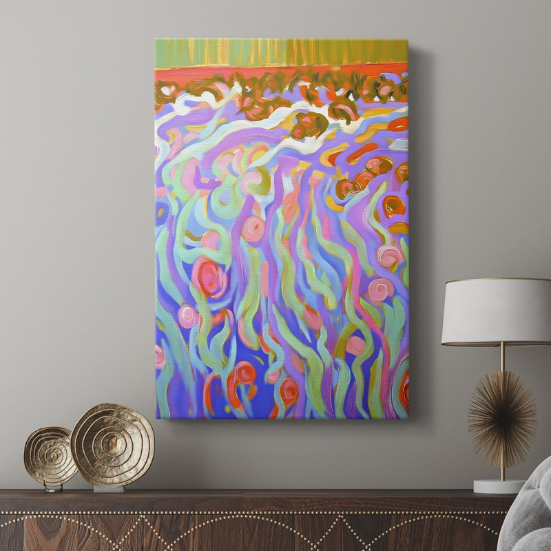 ABSTRACT Series DCCIV -Custom Wrapped Gallery Cavas, 36" H x 24" W