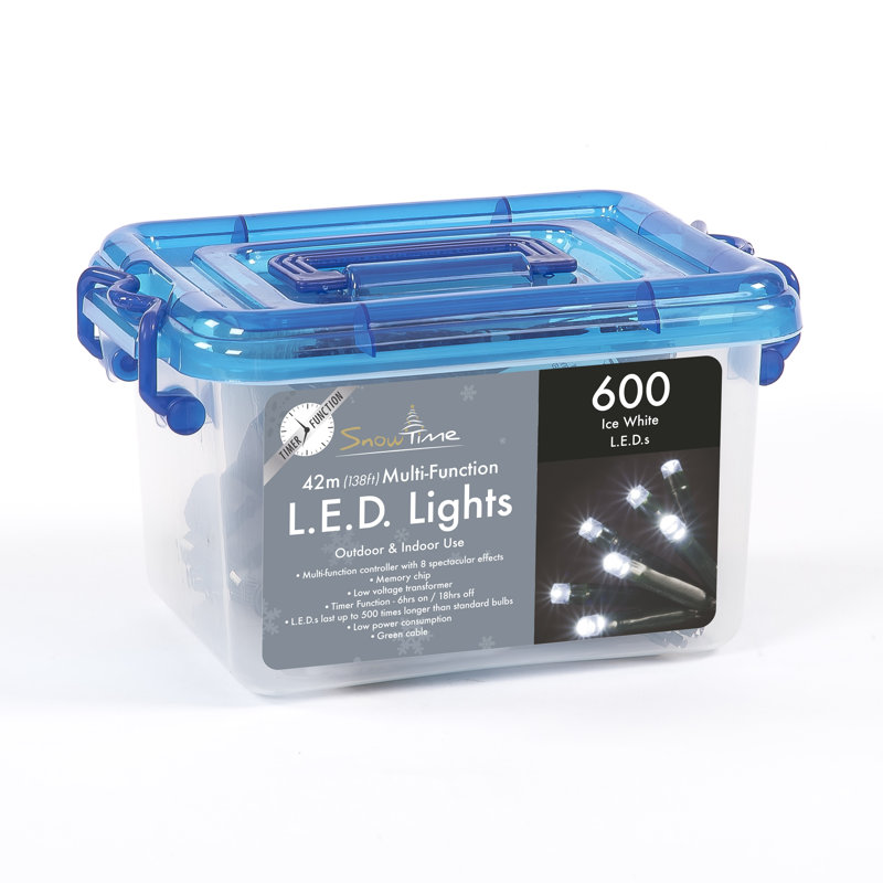 4193cm Twinkle Indoor / Outdoor String Lights, Ice White