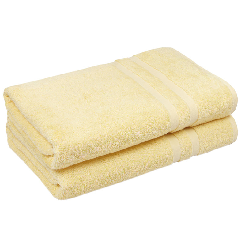 Midweight Bath Towel, Yellow