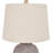 23" Greyish Brown  Ceramic Table Lamp