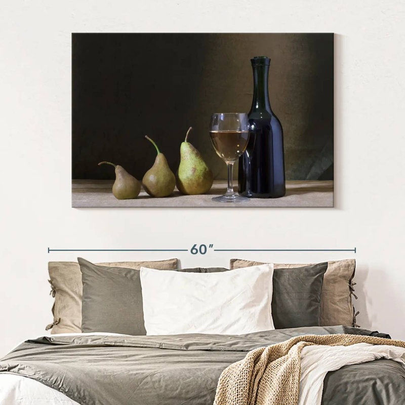 Yarlin Wine and Pears, 34" H x 51" W