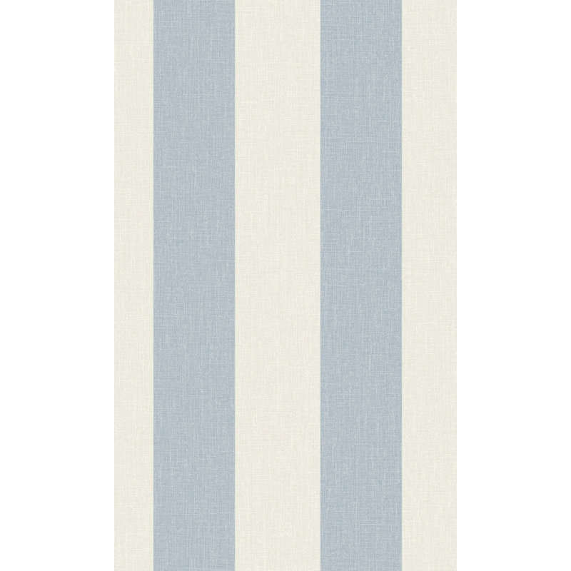 Papier peint à rayures simples, Bleu