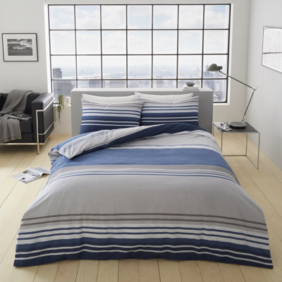 Cotton Blend Duvet Cover Set with Pillowcases