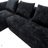98.42-Inch Modular Sectional Sofa, Modern Modular L-Shaped Sofa With Chaise Longue, Equipped With Small Side Pockets And Free Of Compression During Installation.-1260456827