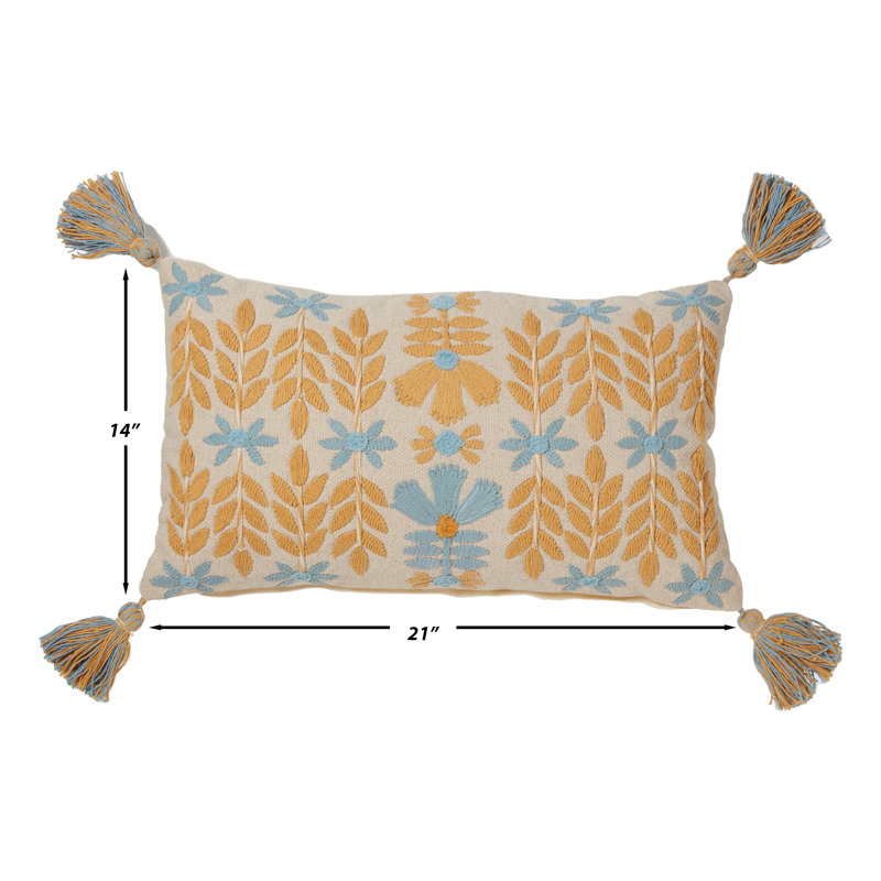 Housse et insert de coussin rectangulaire en coton Stockholm Days