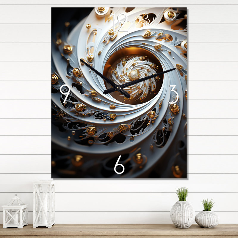Horloge murale Eflorescence, H 32 po x l 16 po x P 1 po