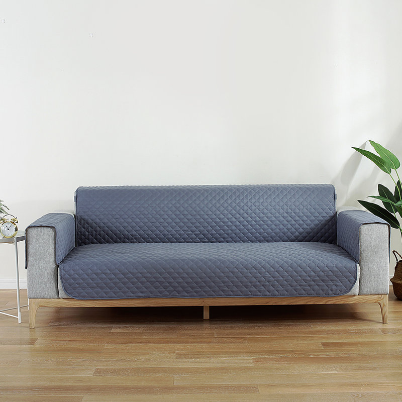 Housse pour canapé 4 places, H 86 po x l 78 po x P 30 po, Gris